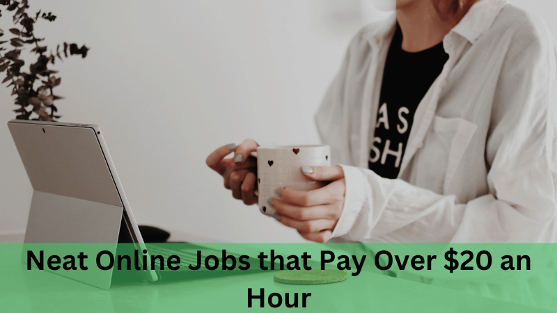 Neat Online Jobs that Pay Over $20 an Hour